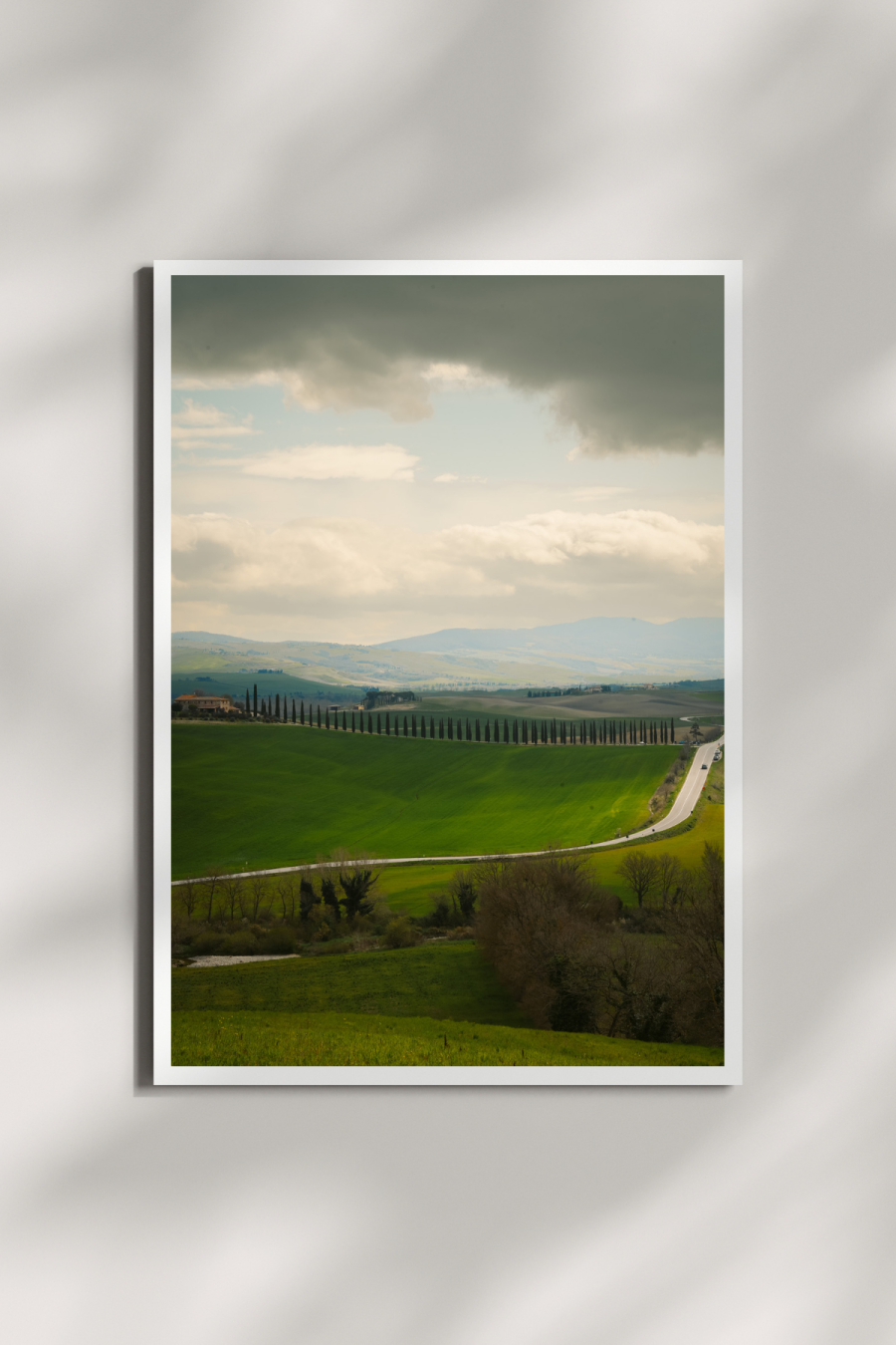 The Road to Val d’Orcia Mini Print