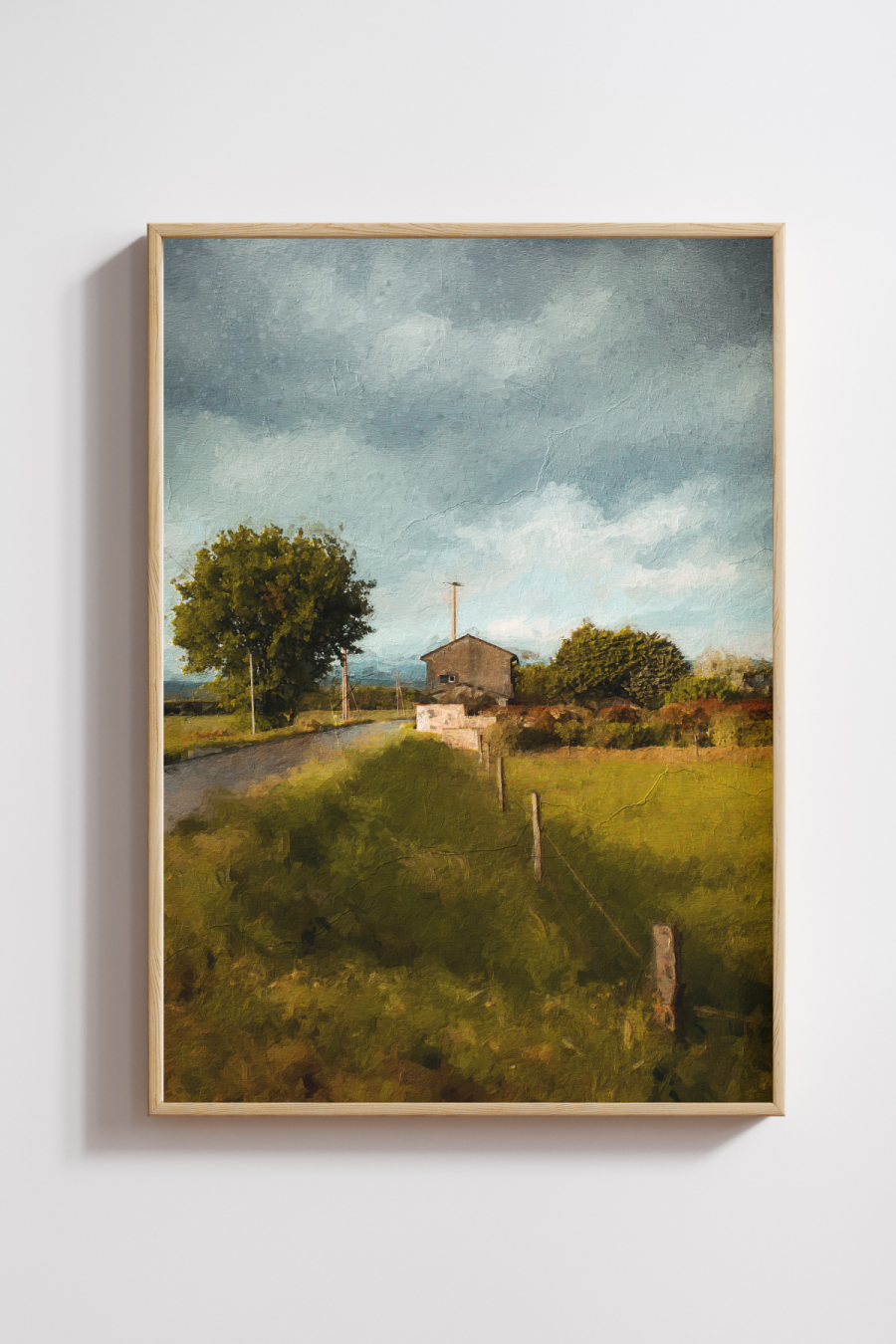 Provence Golden Hour Original Art Print