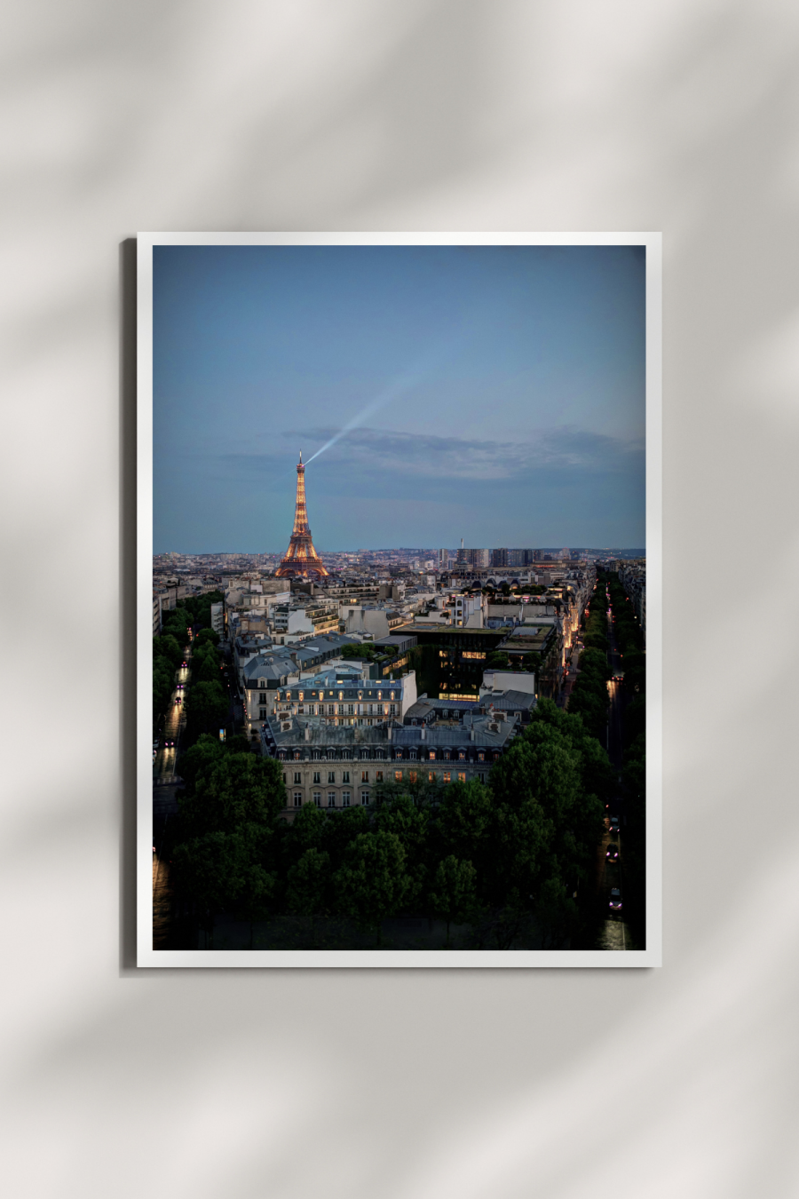 Paris at Dusk Mini Print