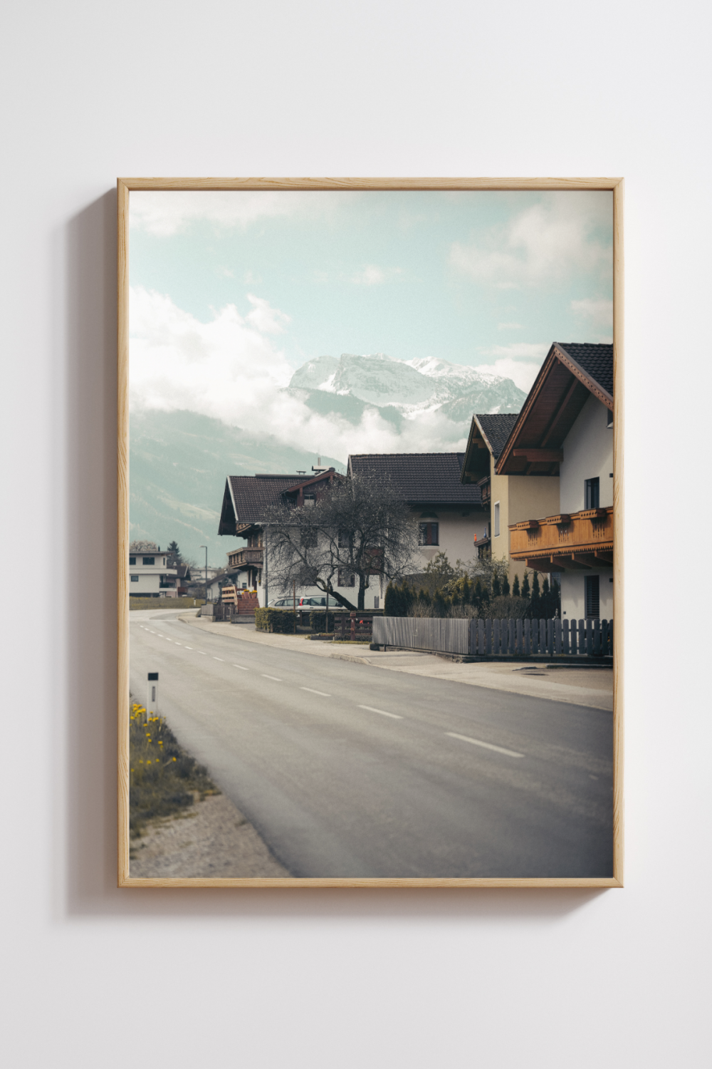 Alpine Village Street Photography Print