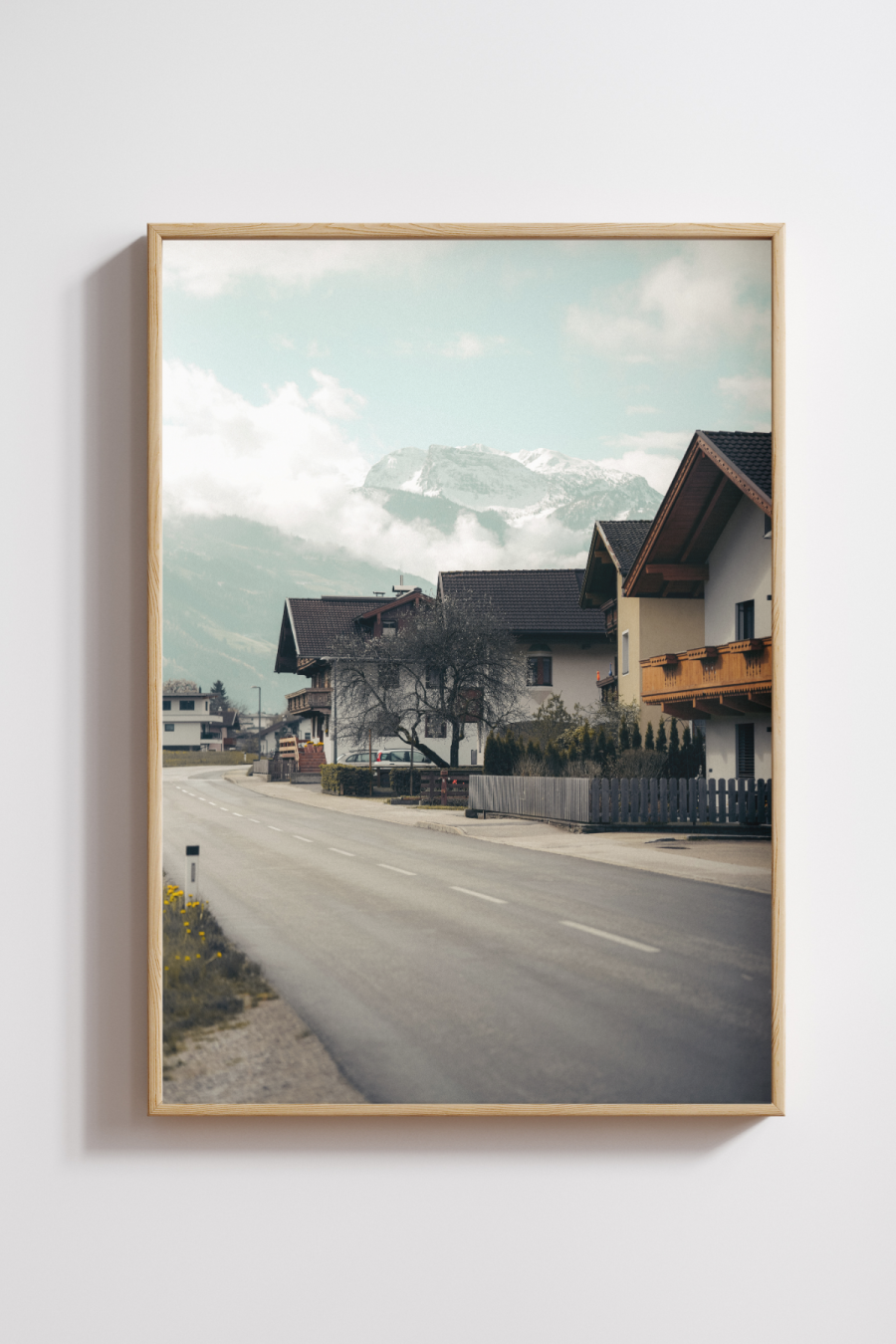 Alpine Village Street Photography Print