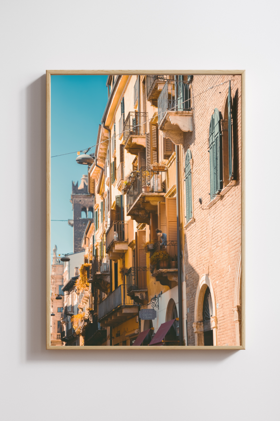 Balcony in Verona Photography Print