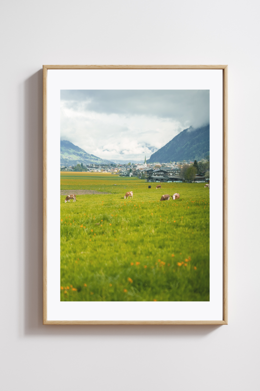 Pastures of Tyrol Photography Print - Image 2