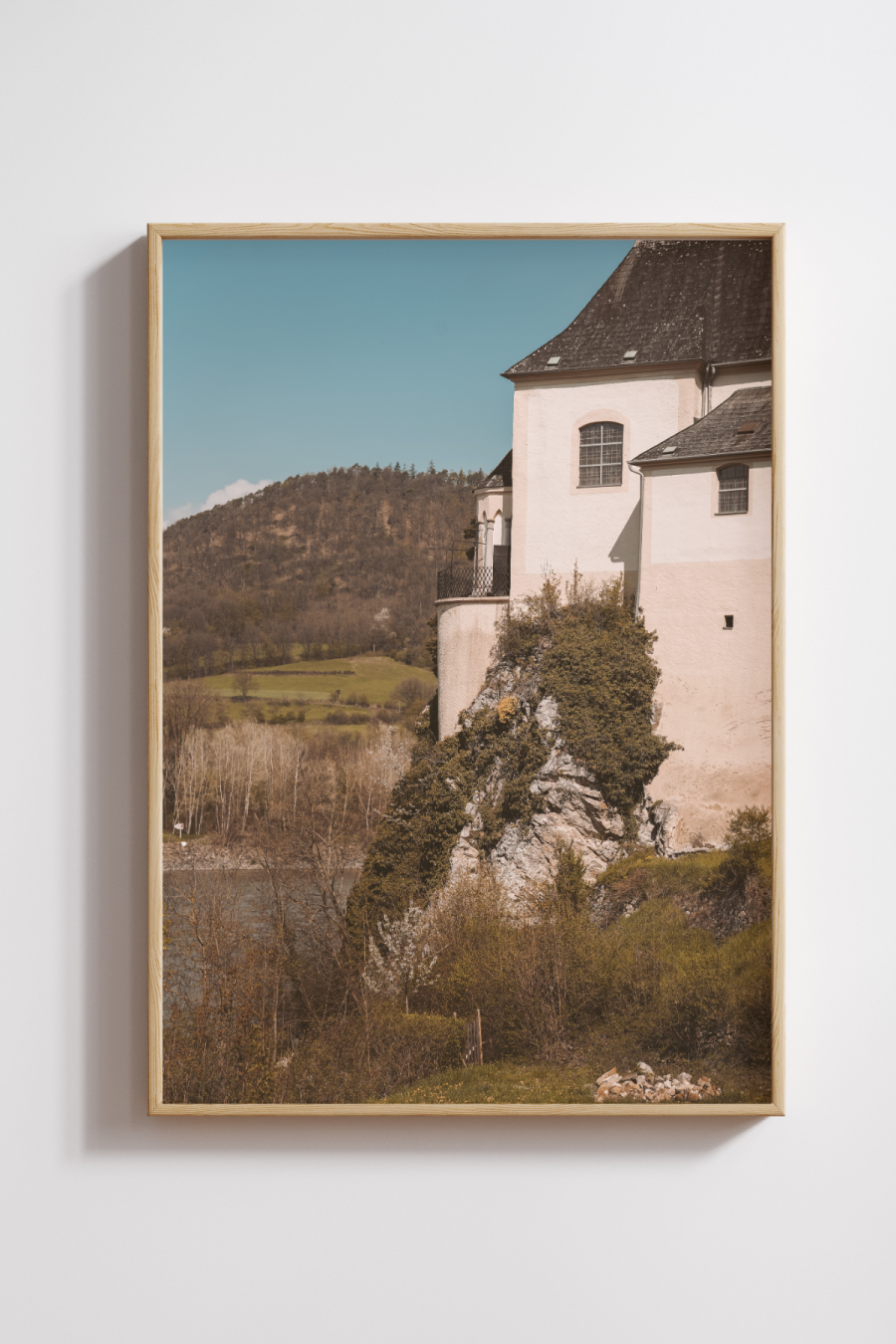 Clifftop Sanctuary, Wachau Valley Photography Print