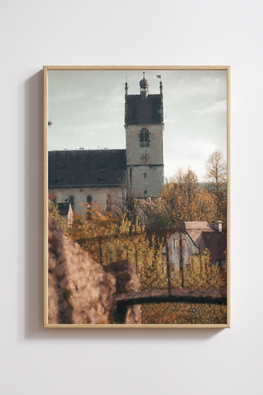 Bregenz Evening Art Print