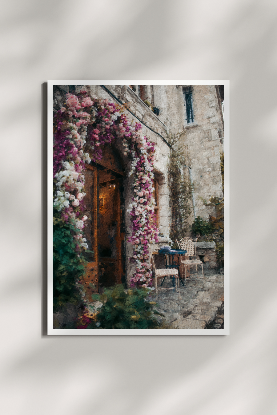 Saint-Paul-de-Vence Courtyard Mini Print