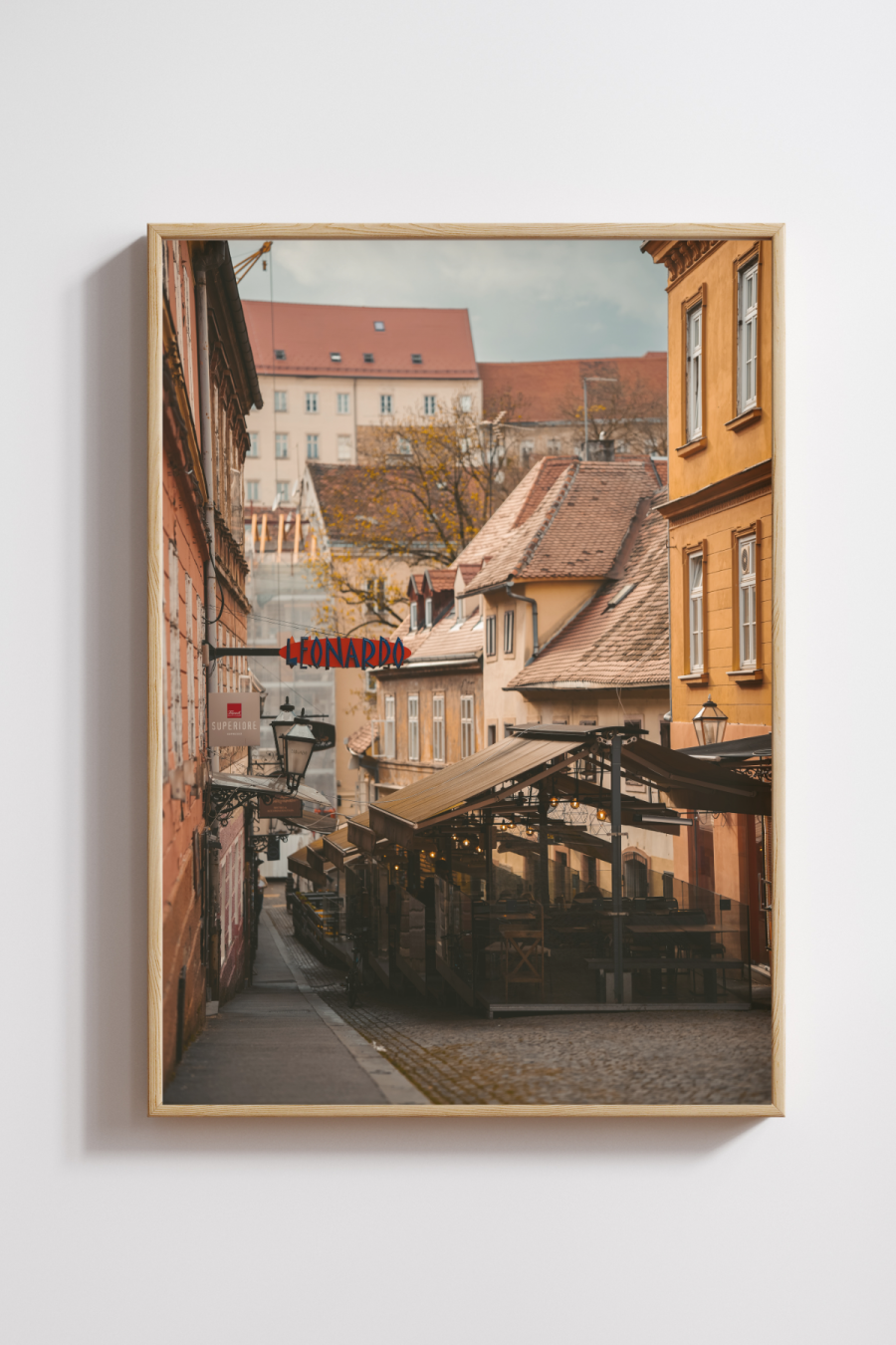 Evening Whispers in Graz Photography Print