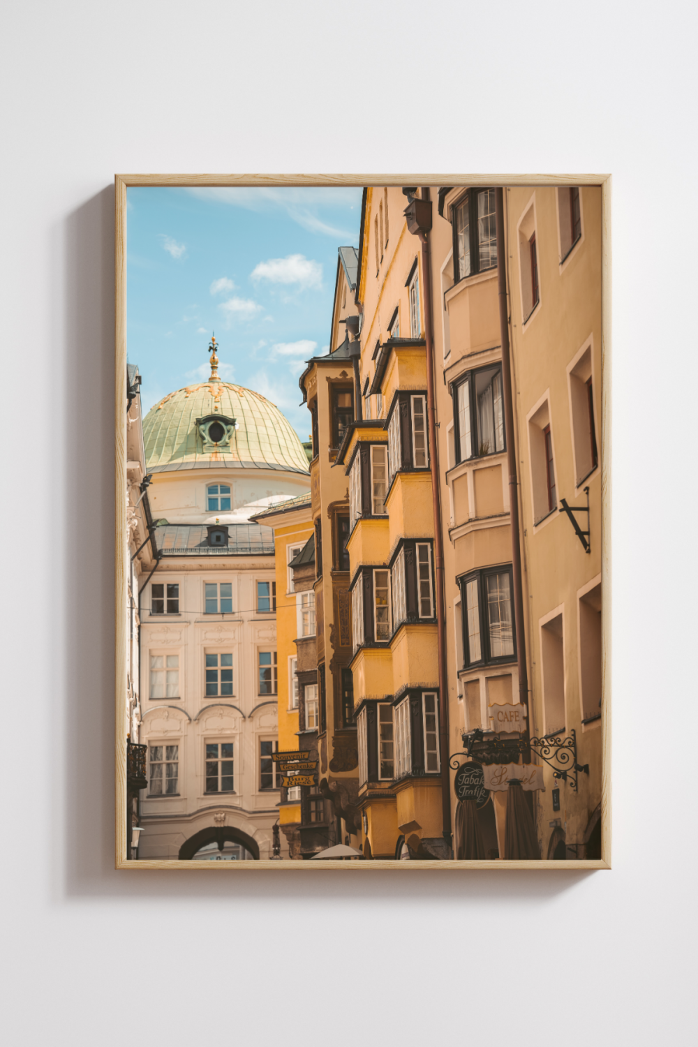 Golden Facades of Innsbruck Photography Print
