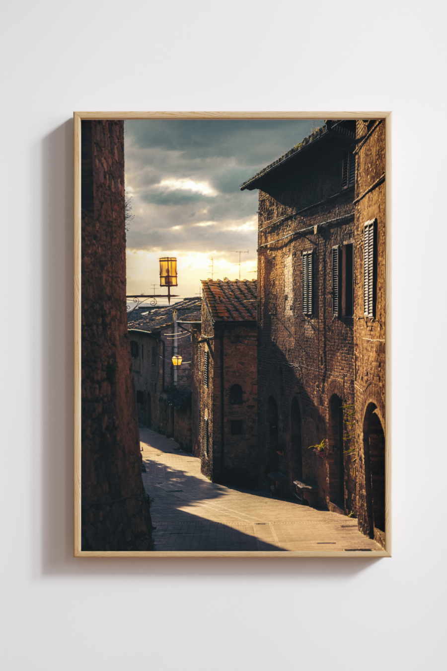 Golden Hour in San Gimignano Photography Print