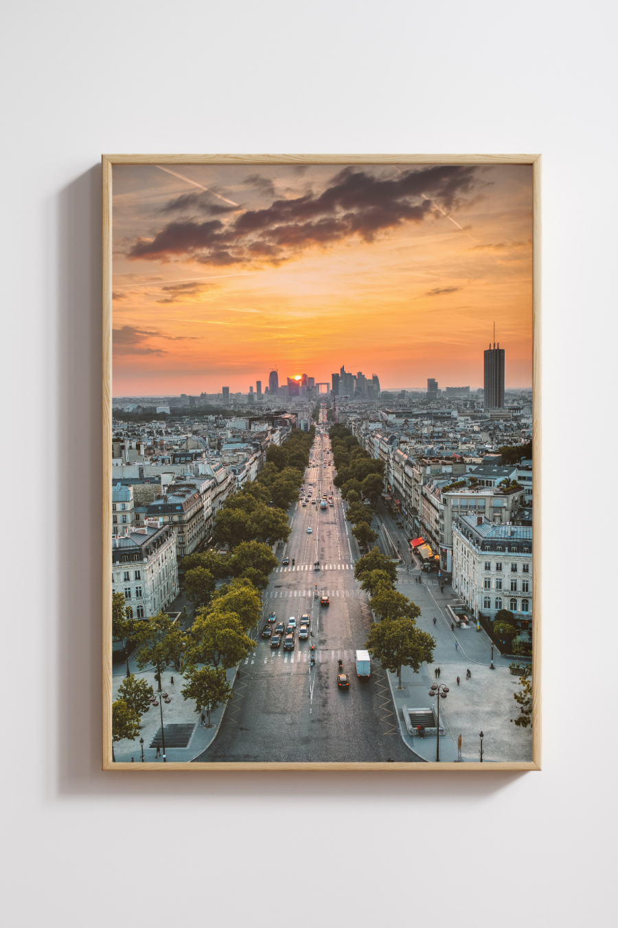 Paris Evening View Photography Print