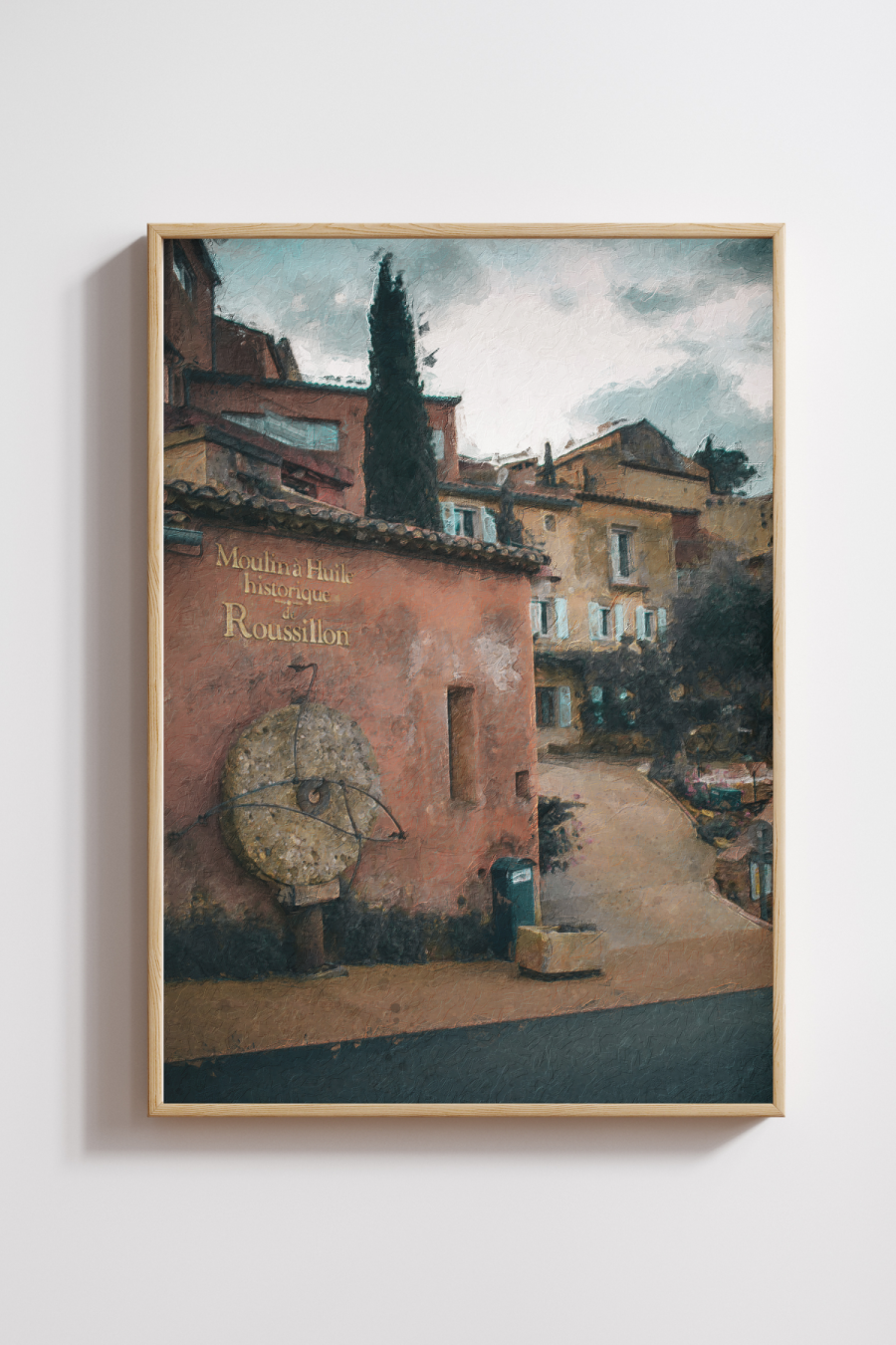Moulin à Huile Original Art Print